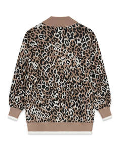 GUESS LS LEOPARD CARDIGAN БЛУЗА ЗА ДЕЦА GIRL