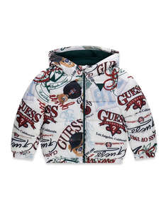 GUESS POLYESTER HOODED LS PUFFER JAC ЯКЕ ЗА ДЕЦА BOY