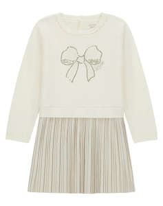 GUESS MIXED FABRIC LS DRESS РОКЛЯ ЗА ДЕЦА GIRL