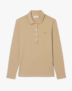 LACOSTE БЛУЗА С ДЪЛЪГ РЪКАВ LONG SLEEVED RIBBED COLLAR SHIRT