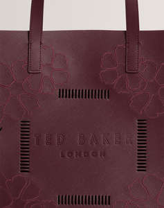 TED BAKER ROWCON Embroidery Floral Large Icon Bag