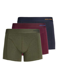 JACK&JONES JACCOMO SOLID BAMBOO TRUNKS 3 PACK SN