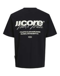 JACK&JONES JCOCLUB BACK SCRIPT TEE SS CREW NECK SN