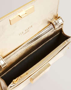 TED BAKER MAHIRIA Lock Detail Purse on a Chain