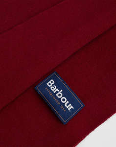 BARBOUR BARBOUR PLAIN LAMBSWOOL SCARF