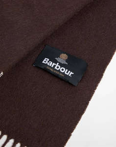 BARBOUR BARBOUR PLAIN LAMBSWOOL SCARF