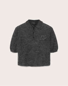 ALL SAINTS ANABEL POLO TEE