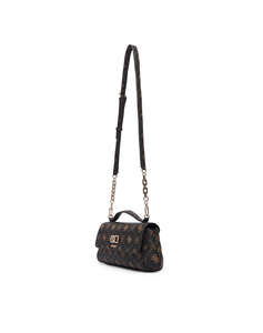 GUESS EMELIE LOGO FLAP CROSSBODY ДАМСКА ЧАНТА
