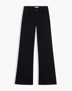 TOMMY HILFIGER LUNA MID RISE FLARE STAY BLACK