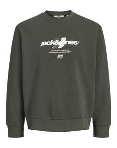 JACK&JONES JCOCLUB BRANDING SWEAT CREW NECK