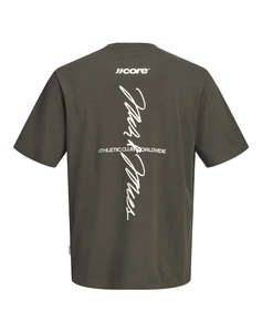 JACK&JONES JCOCLUB BACK SCRIPT TEE SS CREW NECK SN