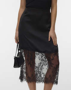 VERO MODA VMOLLIE LACE HW 7/8 SKIRT WVN