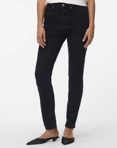 VERO MODA VMNICKIE HR MOM JEANS BLACK MIX NOOS