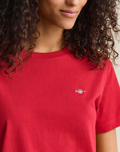 GANT БЛУЗА С КЪС РЪКАВ REG SHIELD SS T-SHIRT