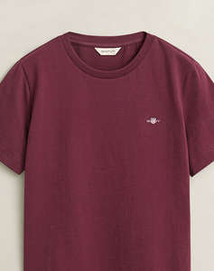 GANT БЛУЗА С КЪС РЪКАВ REG SHIELD SS T-SHIRT