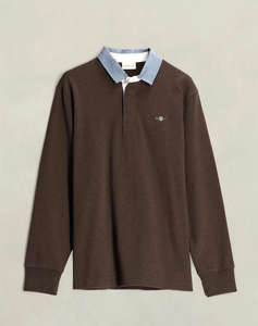 GANT БЛУЗА С ДЪЛЪГ РЪКАВ REG CHAMBRAY HEAVY RUGGER
