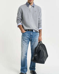 GANT БЛУЗА С ДЪЛЪГ РЪКАВ REG CHAMBRAY HEAVY RUGGER