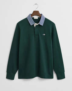 GANT БЛУЗА С ДЪЛЪГ РЪКАВ REG CHAMBRAY HEAVY RUGGER