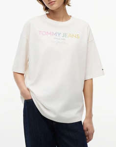 TOMMY JEANS TJW OVS TJ BLING GMD TEE