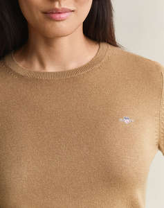 GANT ПУЛОВЕР С ДЪЛГИ РЪКАВИ WOOL COTTON C-NECK