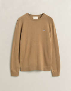 GANT ПУЛОВЕР С ДЪЛГИ РЪКАВИ WOOL COTTON C-NECK