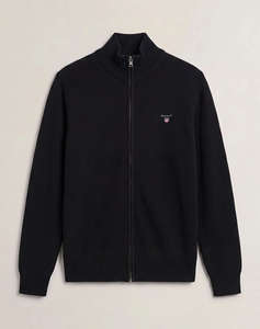 GANT ПЛЕТЕНА ЖИЛЕТКА MICRO TEXTURED COTTON ZIP CARDIGAN