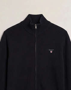 GANT ПЛЕТЕНА ЖИЛЕТКА MICRO TEXTURED COTTON ZIP CARDIGAN