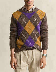 GANT ПУЛОВЕР С ДЪЛГИ РЪКАВИ ARGYLE NEPS C-NECK
