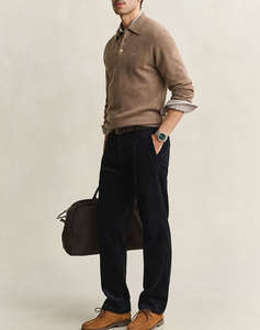 GANT ПУЛОВЕР С ДЪЛГИ РЪКАВИ SUPERFINE LAMBSWOOL POLO