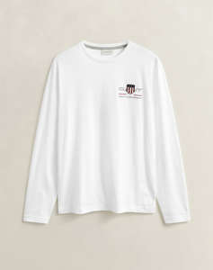 GANT БЛУЗА С ДЪЛГИ РЪКАВИ REG MEDIUM ARCHIVE SHIELD LS T