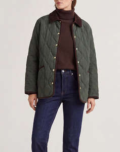 GANT ЯКЕ MONOGRAM QUILTED JACKET