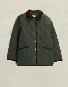 GANT ЯКЕ MONOGRAM QUILTED JACKET