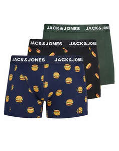 JACK&JONES JACLANDO FOOD TRUNKS 3 PACK LN