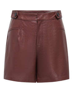 ONLY ONLJULIA FAUX LEATHER SHORTS OTW