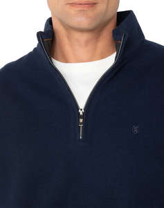 THE BOSTONIANS ПАМУЧЕН СУИТШЪР HALF ZIP REGULAR FIT