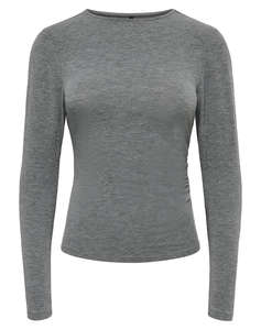 ONLY ONLGLAMOUR L/S RUCHING TOP CC JRS