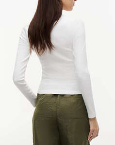 TOMMY JEANS TJW SLIM ESSENTIAL RIB LS