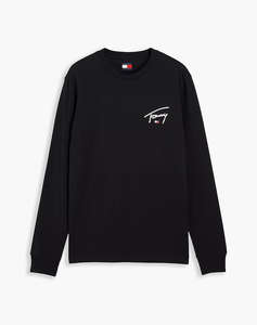 TOMMY JEANS TJM SLIM SIGNATURE CHEST TEE LS