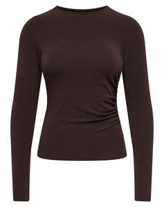 ONLY ONLGLAMOUR L/S RUCHING TOP CC JRS
