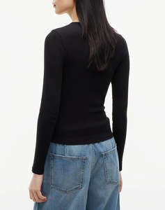 TOMMY JEANS TJW SLIM ESSENTIAL RIB LS