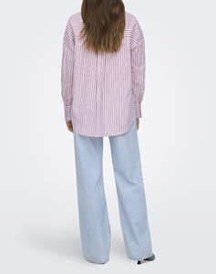 ONLY ONLOREGON ALVA LS REG SHIRT NOOS WVN