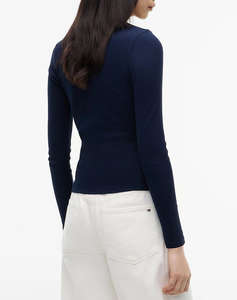 TOMMY JEANS TJW SLIM LS BADGE TEE EXT
