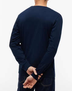 TOMMY JEANS TJM SLIM SIGNATURE CHEST TEE LS
