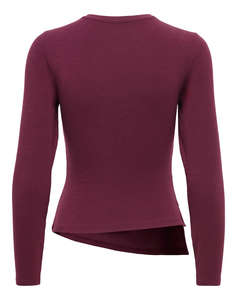 ONLY ONLGLAMOUR L/S RUCHING TOP JRS