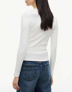 TOMMY JEANS TJW SLIM LS BADGE TEE EXT