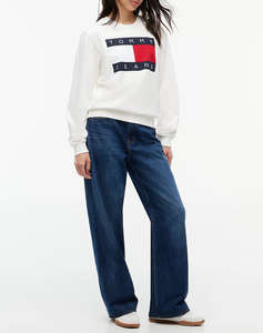 TOMMY JEANS TJW REG FLAG CREW