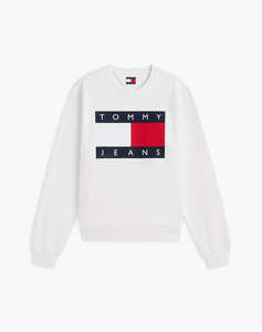TOMMY JEANS TJW REG FLAG CREW