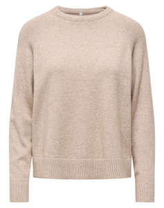 ONLY ONLPRINCESS LS O-NECK RAGLAN KNT NOOS