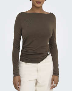 ONLY ONLHANNAH L/S METAL TOP CC JRS