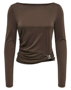 ONLY ONLHANNAH L/S METAL TOP CC JRS